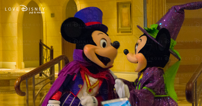 ハロウィーン衣装の整列グリーティング！ディズニークルーズ・ドリーム号