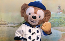 ダッフィー＆シェリーメイのグリーティング！ダッフィーのクリスマス2018