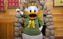 ドナルドと過ごした幸せな時間「ウッドチャック・グリーティングトレイル」