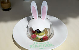 うさピヨをイメージした「ディズニー・イースター2019のランチコース」ベッラヴィスタ・ラウンジ