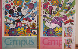 TDRグッズ「花をモチーフにした文房具（ボールペン、ノートなど）」