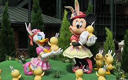 東京ディズニーシーに「うさピヨ・イースターパーク」爆誕で大変身