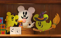 おばけをモチーフにしたTDRハロウィーン2019グッズ（ぬいぐるみ、日用品、文房具など）