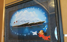 「ディズニークルーズ地中海+ローマ」旅行記〜船内に飾られている絵〜