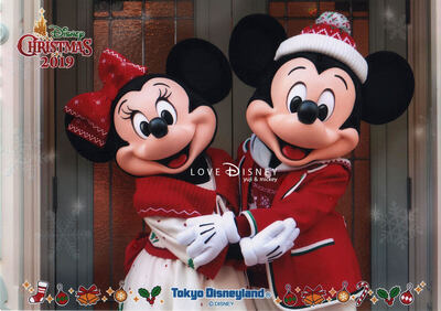 TDL「ディズニー・クリスマス2019」前期のディズニースナップフォト