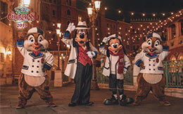 TDS「ディズニー・クリスマス2019」夜のディズニースナップフォト