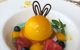 テラス席で味わう「イースター2021グルメ」 in リストランテ・ディ・カナレット