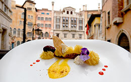 リストランテ・ディ・カナレットのテラス席で頂いた「ハロウィーンパスタセット」