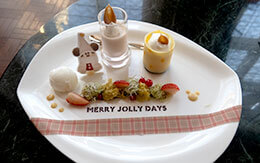 リルリンリンのデザートが可愛い「ディズニー・クリスマス、アフタヌーンティーセット」を紹介